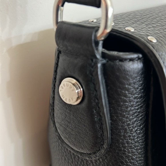 Henri Bendel Dakota studded flap Crossbody Black - Picture 6 of 16